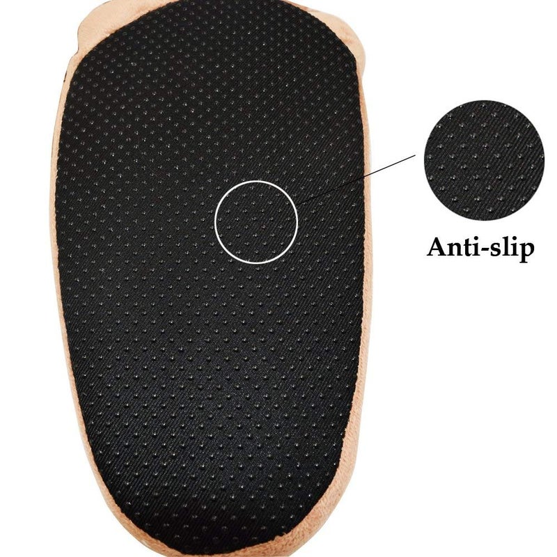 Ibeauti Womens Furry Monster Adventure Slippers, Comfortable Novelty Warm Winter Hobbit Feet Costume Gift Slippers for Teens Adults - Image 5